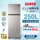 SAMPO 聲寶 250公升 MIT 一級星美滿極光鈦變頻系列雙門冰箱 SR-C25D(Y9)