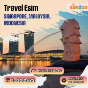 [eSIM] Travel for Singapore, Malaysia, Indonesia highspeed 4G data