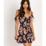 Flynn Skye Bodhi Women's Mini Button Front Dress Size M NWT