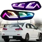 RGB LED Rear Lamps Tail Lights Animation For Mitsubishi Lancer EVO X 2008-2017