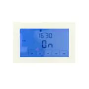 Radiant GTSW-DUAL-H Glass Fronted Dual Purpose Thermostat & Timer Switch - Horizontal - White