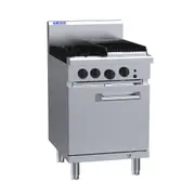 Luus RS-2B3C 2 Burner 300mm Chargrill with Oven - RS-2B3C-LU