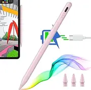 [ESR] Stylus Pen for iPad 2018-2025, Tilt Sensitivity, Palm Rejection, Compatible with iPad 11th(A16)/10th Generation, iPad Air 11"/13", iPad Pro 11"/12.9"/13", iPad Mini 6/5, Pink