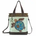 New Chala LARGE SEA TURTLE TOTE Crossbody VEGAN LEATHER Convertible BAG PURSE