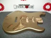 NEW Allparts Fender Licensed Strat Body, Alder - SHORELINE GOLD, #SBF-SGM