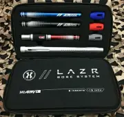 NEW HK Army Autococker Threaded LAZR Barrel Kit w/ Colored Inserts - Dust Silver