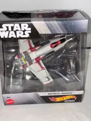 Mattel Hot Wheels Star Wars Starships Select Republic Gunship-New