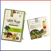 NATURAL DETOX INSTANT Tea SamPlus Detox 30v Lemongrass Peach Tea 15pack