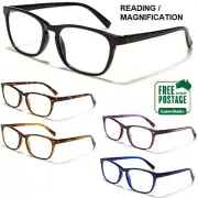 Reading / Magnification Glasses - Men's / Women's Retro Frame +1.25 - +3.00