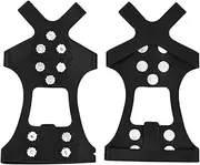 [Generic] Crampon Traction Cleats - 8-Spikes Aggressive Ice & Snow Traction - Footwear Traction Crampons for Winter Climbing, Fishing, Mountaineering
