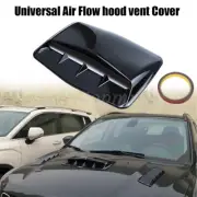 Universal Car Air Flow Intake Scoop Bonnet Vent Cover Hood Decorative Black