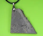 Seymchan IIE Iron/Pallasite PMG Meteorite Pendant Necklace Widmanstatten 31.95G