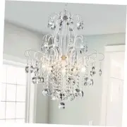 Crystal Chandelier 5-Light Pendant Ceiling Light Modern Lighting Fixture for