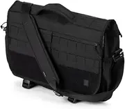 [5.11] Tactical Unisex Overwatch Messenger Bag, Shoulder Strap Laptop Carrying Case, 18 Liter Capacity, Style 56648ABR, Black