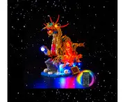 Brick Shine - Light Kit for LEGO(R) Auspicious Dragon 80112 - Remote