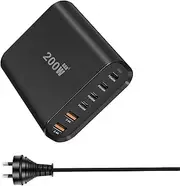 Fast Charger Block | Fast Charging Station Hub - 6-Port Charging Adapter for Security Camera Cellphone