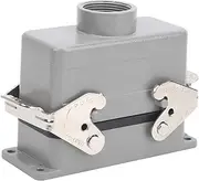 16 Core Heavy Duty Connector, Double Buckle Industrial Waterproof Aviation Plug with High Safety Numbers and Good Insulation Performance, AC/DC Interface, 16A Working Current,