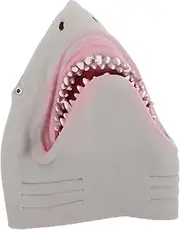 WEKAMOS 1Pc Grey Shark Hand Puppet Realistic Ocean Storytelling Doll for Parent Interactive Role Play Soft Plastic Puppet for Imaginative Play and Communication Skills