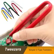 Simple U Type Tweezers Integrated Block Puller IC Chip Extractor Electronic Comp