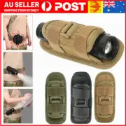 Flashlight Torch Holder Belt Pouch Holster Bag Outdoor Tactical Camping Hiking