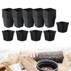 50Pcs Nursery Pots Plastic Seed Starter Pot for Garden Room