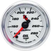 Autometer 2-1/16" Oil Temperature, 140-280 ｡F, Stepper Motor, C2 (7156)