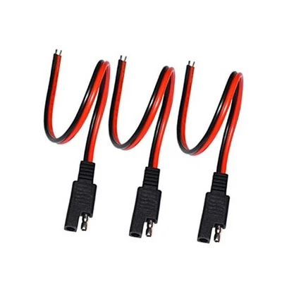 14AWG SAE Connector Extension Cable, (3Pack) SAE Quick Connector Disconnect