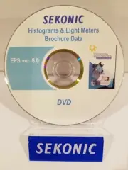 SEKONIC histograms & light meter brochure data DVD (ORIGINAL PRINT JAPAN)