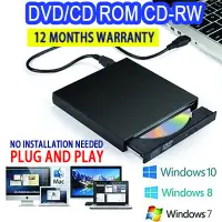 在飛比找蝦皮購物優惠-外置 DVD CD ROM RW 刻錄機驅動器刻錄機閱讀器播