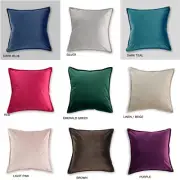 VELVET Square Cushion Cover Premium Quality 50cm x 50cm