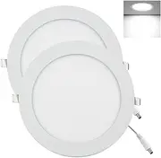 YULIN SUN® 2 x 15 W Ultraslim LED Downlight Recessed Round Ceiling Light Recessed Spotlight Cool White 6500 K 1350 lm Diameter 9 mm x 120 mm Includes Driver