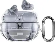 USTIYA Case for Beats Studio Buds+ 2023 and for Beats Studio Buds 2021 Clear Shock-Absorption Transparent TPU Thickening (Clear)