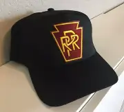 Cap / Hat - (Black) Pennsylvania Railroad (PRR) #22362 - NEW