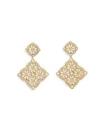 kate spade new york Spade Flower Lace Drop Earrings