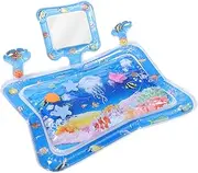 ERINGOGO Sensory Play Mat for Infants Baby Water Mat Sea Fish Pattern for Toddlers Toys