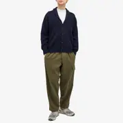 [Jamiesons of Shetland] Jamieson's of Shetland Elbow Patch Shawl Collar Cardigan