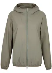 Moncler Fegeo Nylon Poplin Jacket - Sage - 4 (UK 16 / XL) 4 (UK 16 / XL)