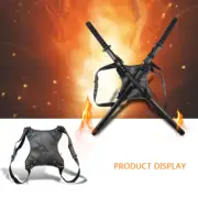 Hot Cosplay Strap Dual Sword bag Back Scabbard Holder with Shoulder PU Leather