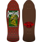 Powell Peralta Deck Cab Street Dragon Red Brown Stain 9.625" Reissue