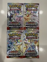Heavy Prismatic Evolutions Art Bundle (4 Booster Packs) 22.8g+