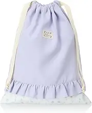 Kids Foret(キッズフォーレ) Drawstring Bag, Full Handle Drawstring Bag, PA, L, Girls, L, purple, L