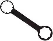 JOINPAYA 1pc Alloy Double Head Front Fork Spanner Tool for Mountain Bikes Compact Bike Repair Wrench for and Suntour Fork Covers Easy to Carry and Use