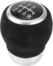 X AUTOHAUX 6 Speed Manual Gear Shift Knob for Subaru Impreza STI 2009-2018 Plastic Faux Leather Automotive Gearbox Stick Shifter Lever Knob Black