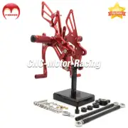 For Honda CBR600RR 2003 2004 2005 2006 CNC Footpegs Footrest Rearsets Pedal Red