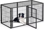 Heavy Duty Large Dog Crate, 48"" L X 24"" H, Dog Cage, Dog Kennel, Big Dog Crate