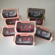 LOT OF 8 BIANTE 2002 HOLDEN V8 SUPERCAR 1/64 MINICARS INC BATHURST WINNER BROCK