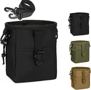 Slingshot Ammo Drawstring Magazine Pouch, Tactical Molle Balls Bag, Utility Pouch With Waist Drawstring, Folding Dump Pouch