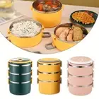 Leakproof Stainless Steel Lunch Box Stackable and Portable Easy to Clean