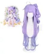 Anime Azur Lane Purple Long Hair Sweet Laurie party wig
