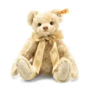 Steiff Personalised Bear New Baby Birthday Christening 001697 Yellow Ribbon NEW